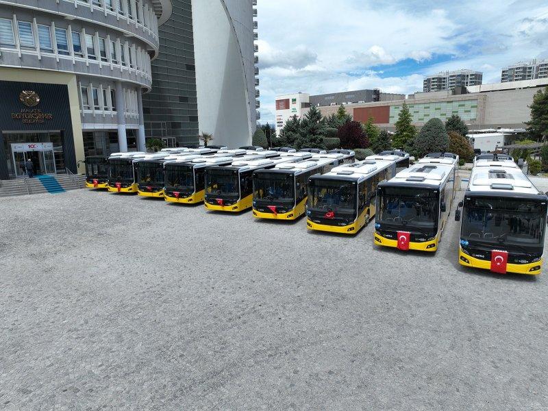 Malatya Büyükşehir Belediyesi’nden toplu taşımaya yeni otobüs takviyesi