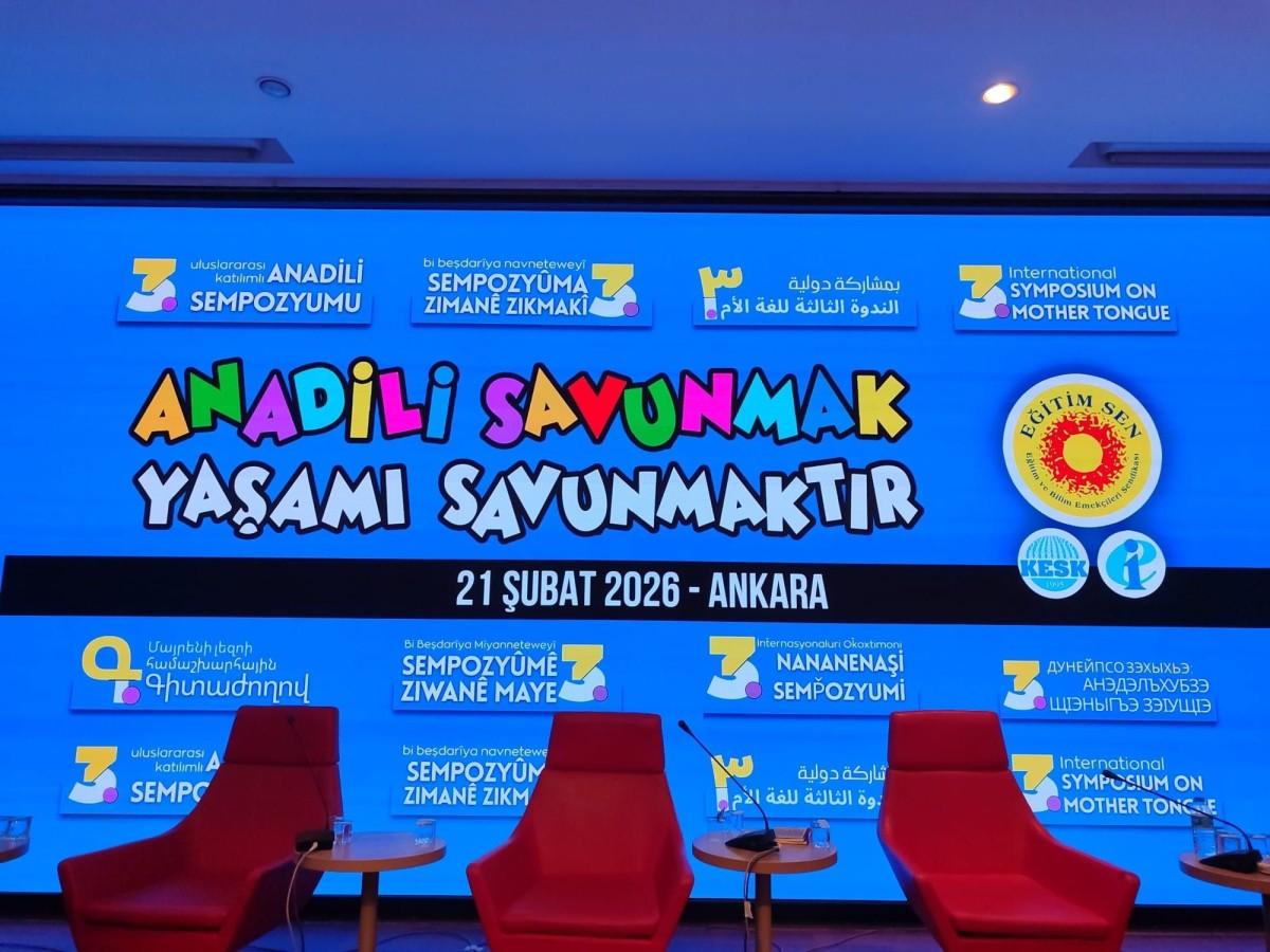 Eğitim Sen tarafından 3. Uluslararası Katılımlı Anadili Sempozyumu düzenlendi