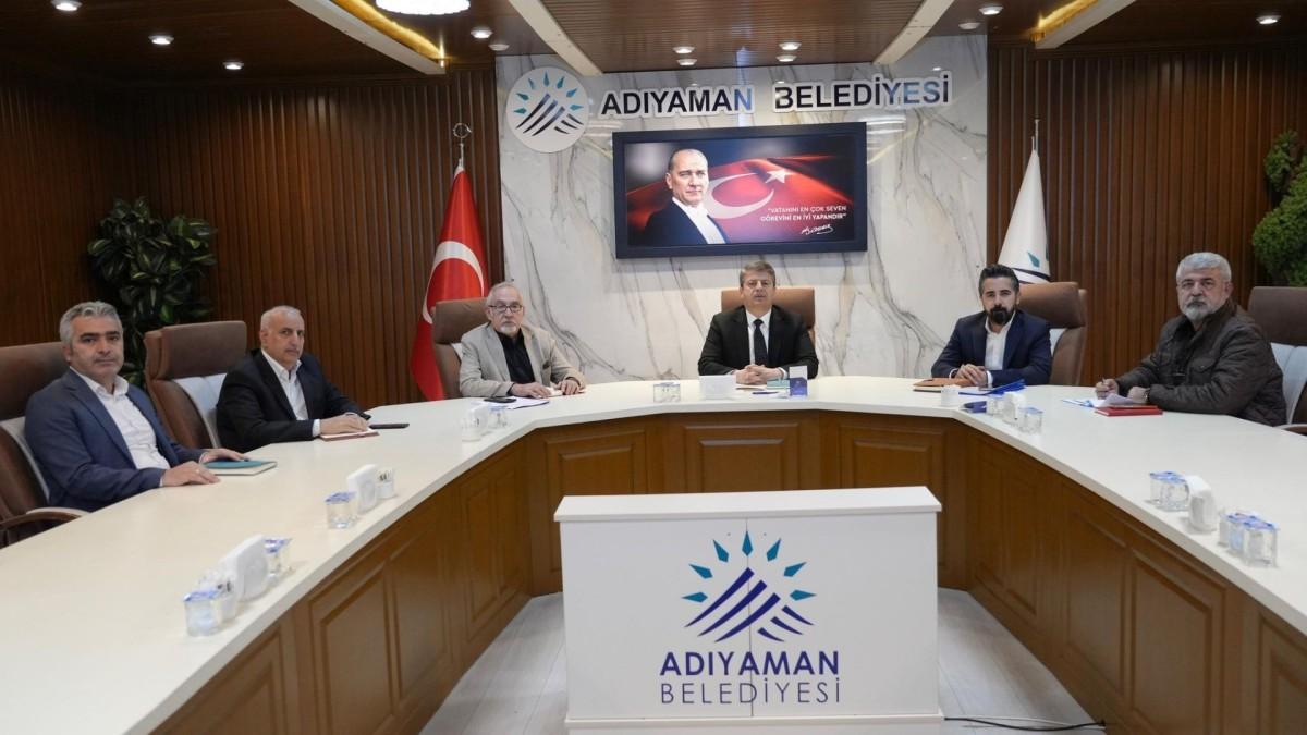 Adıyaman Belediyesi’nde Haftalık Koordinasyon Toplantısı gerçekleştirildi