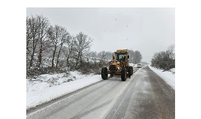Gemlik'te Karla Mücadele