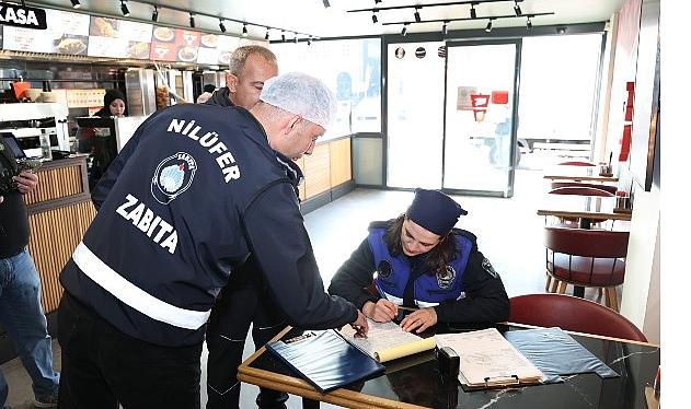Nilüfer'de zincir restoranlara sıkı denetim