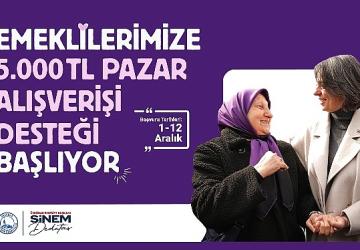 Üsküdar Belediyesi'nin “Emeklilere Pazar Alışverişi Desteği" Yeniden Başlıyor