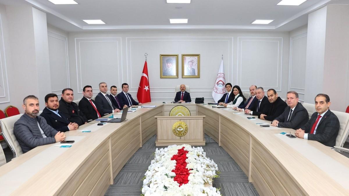 Adıyaman’da Haftalık Koordinasyon Toplantısı gerçekleştirildi