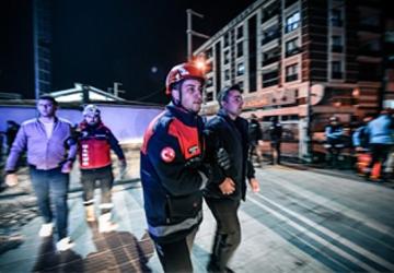 Menemen İZBAN İstasyonu'nda deprem ve kaza tatbikatı