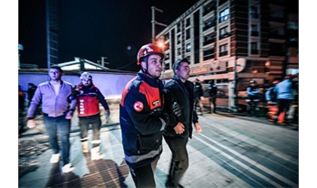 Menemen İZBAN İstasyonu'nda deprem ve kaza tatbikatı