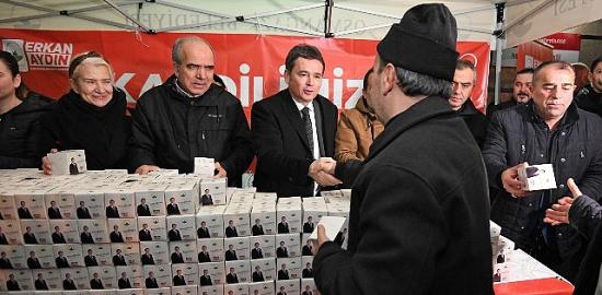 Başkan Aydın, Berat Kandili'nde Vatandaşlarla Buluştu