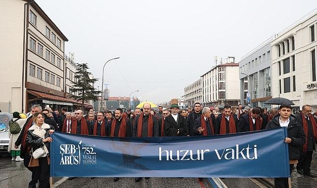 Hazreti Mevlana'nın 752. Vuslat Yıl Dönümü Anma Etkinlikleri “Huzur Vakti" Temasıyla Başladı