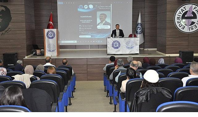 EÜ'ye konuk olan Prof. Dr. İbrahim Maraş, genç ilahiyatçılarla bir araya geldi