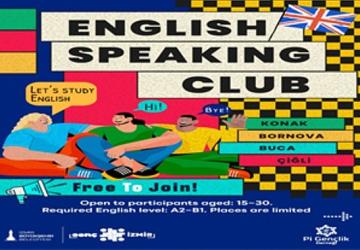 Büyükşehir'den gençler için İngilizce Konuşma Kulübü