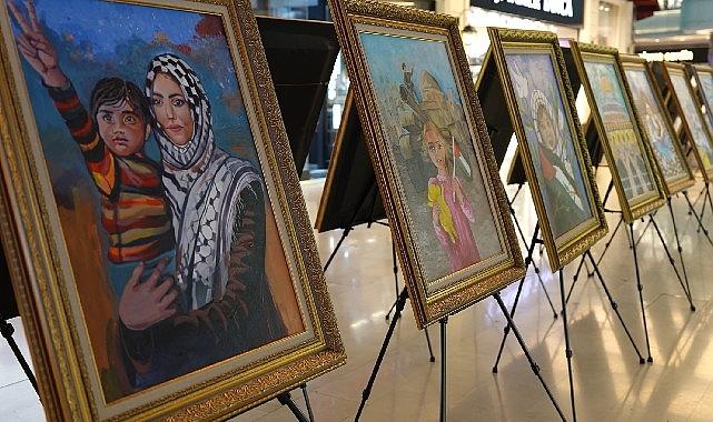 Konya Büyükşehir, Konya'daki Gazzeli Çocukların Resimlerinden Sergi Açtı