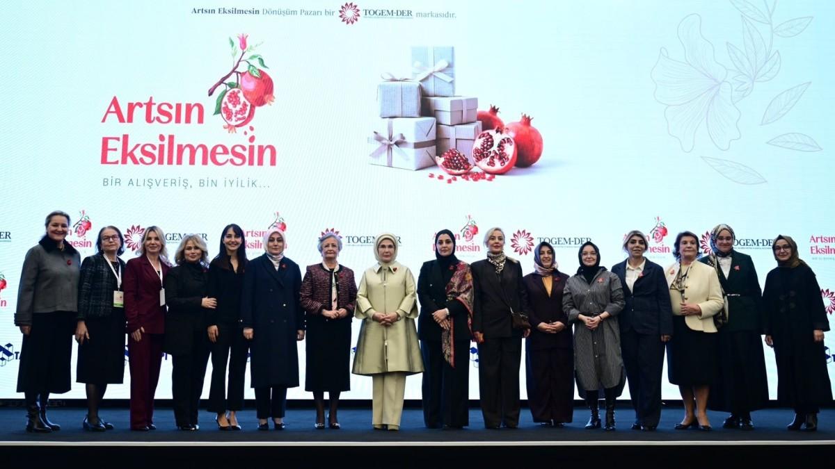 Emine Erdoğan’dan TOGEM-DER’in 20 yıllık iyilik yolculuğuna destek