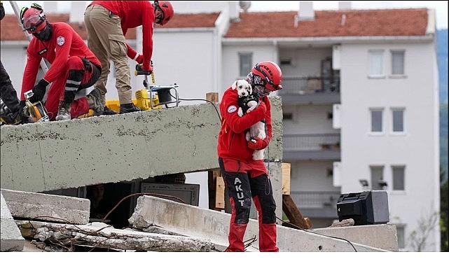Torbalı'da Hayvan Arama Kurtarma Eğitimi