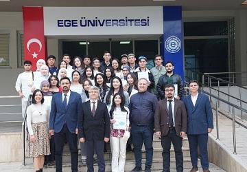 EÜ'de Orhun Değişim Programı kapsamında eğitim gören öğrencilere yönelik veda toplantısı düzenlendi