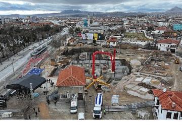 Konya Büyükşehir'in Şehre Kazandıracağı Mevlevi Dergahı'nın Temeli Atıldı
