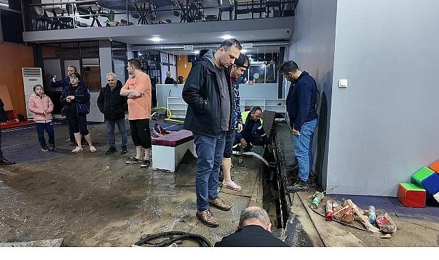 Bornova'da sel alarmı