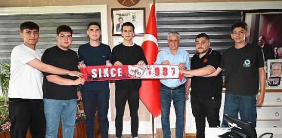 Yalçın'dan Başkan Topaloğlu'na ziyaret