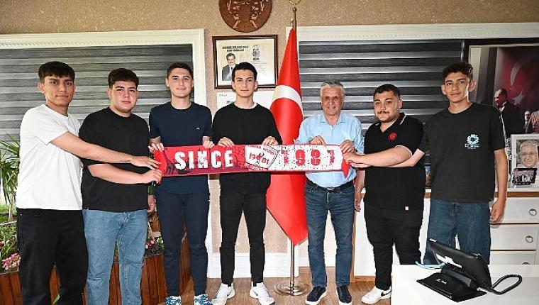 Yalçın'dan Başkan Topaloğlu'na ziyaret