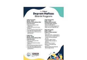 Üsküdar'da Deprem Haftası'nda Kapsamlı Farkındalık Programı