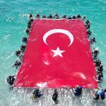 4 etaptan oluşan deniz dibi temizliği etkinliği tamamlandı