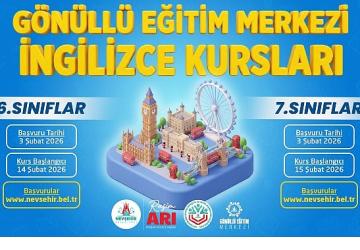 Nevşehir Belediyesi'nde Gönüllü Eğitim Kursları İçin Geri Sayım Başladı!