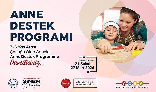Üsküdar Belediyesi, AÇEV Anne Destek Programı'nın İkincisini Başlatıyor