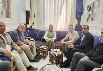 Kahta’da basın mensuplarından DEM Parti’ye ziyaret