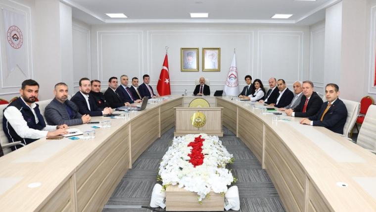 Vali Varol başkanlığında Haftalık Koordinasyon Toplantısı yapıldı