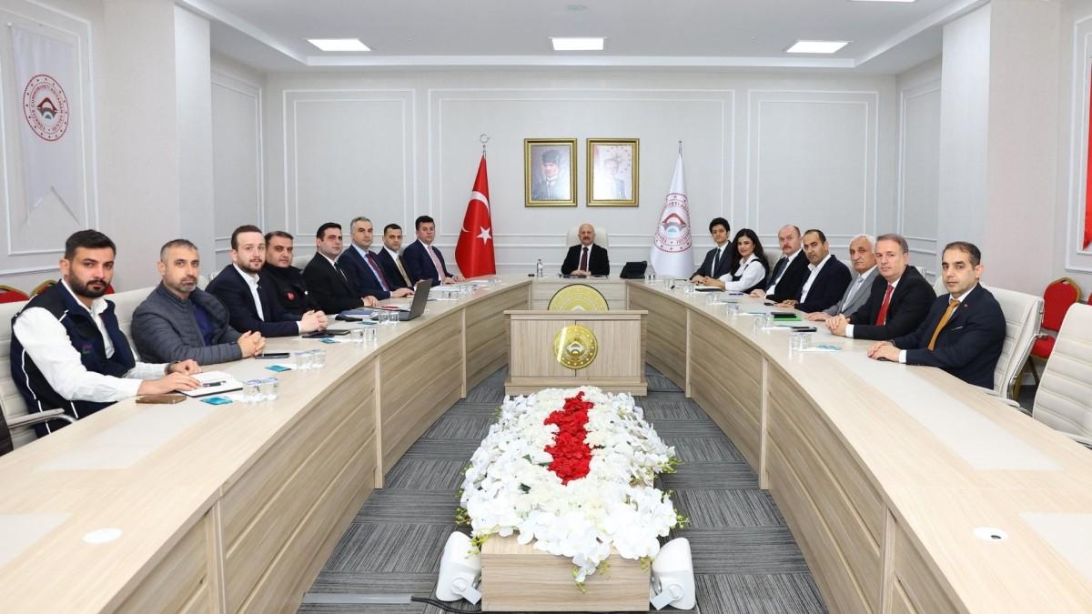 Vali Varol başkanlığında Haftalık Koordinasyon Toplantısı yapıldı
