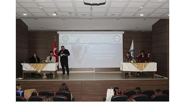 EÜ'de bağımlılık Sosyoloji bölümünün düzenlediği panel ile her yönüyle ele alındı