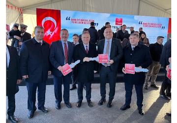 TBB'den Milas Belediyesi'ne Paletli Ekskavatör Hibesi