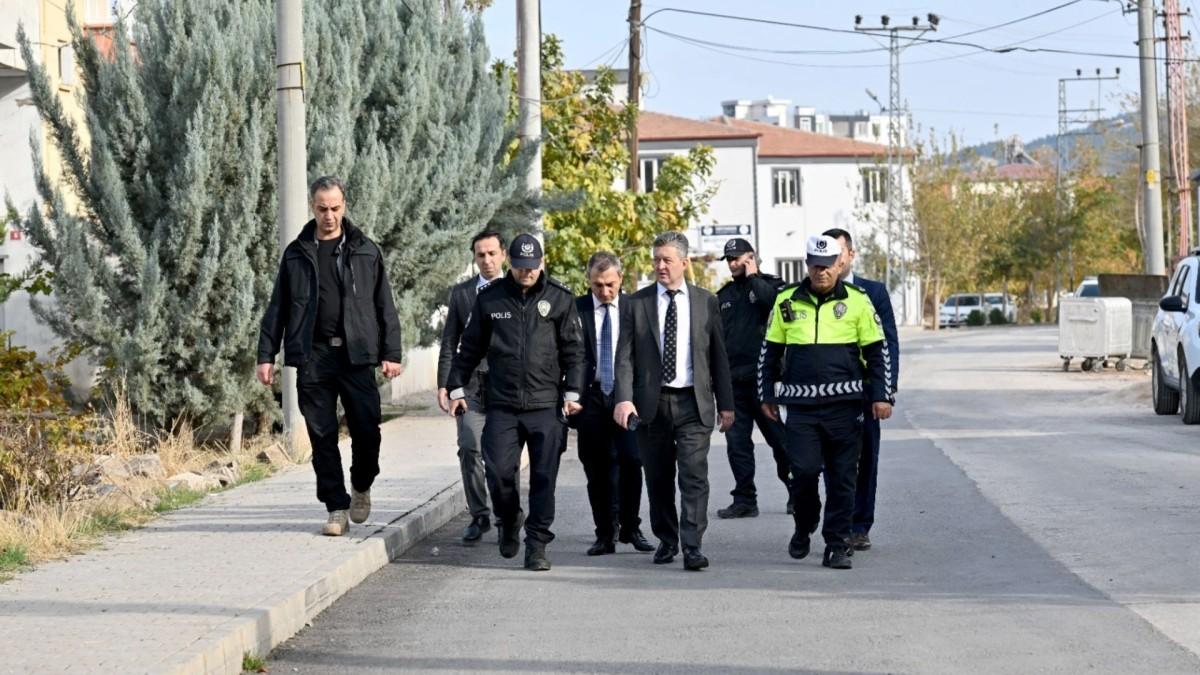 Adıyaman İl Emniyet Müdürü Nazman, KGYS çalışmalarını yerinde inceledi