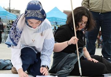 Gençliğin enerjisi EnFest'te resimlere yansıdı