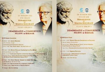 Herakleitos ve İoanna Kuçuradi Felsefe Günleri 29–30 Kasım'da Efes Selçuk'ta