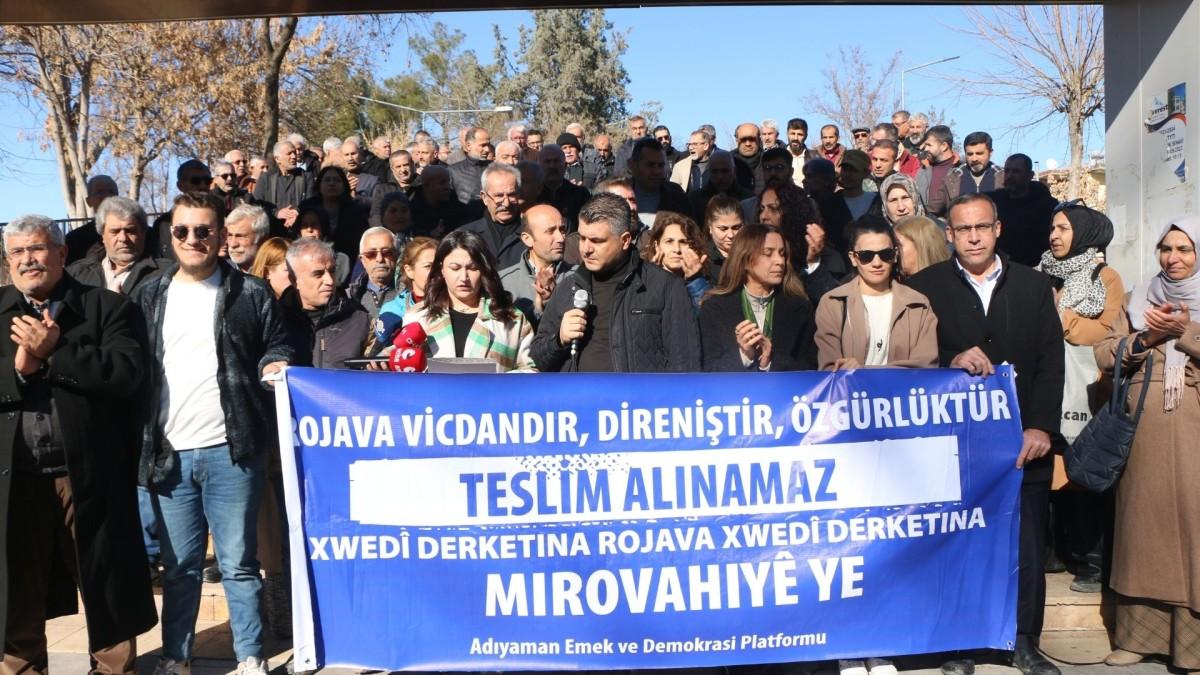 Adıyaman Emek ve Demokrasi Platformu’ndan Halep’teki saldırılara kınama: ‘Abluka kaldırılsın’ - Videolu Haber