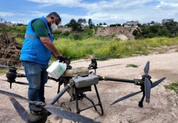 Adıyaman Belediyesi ilaçlama çalışmalarında drone kullanımına başladı - Videolu Haber