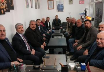 Özhan, Besni’de Siyasi Parti ve STK başkanlarını ziyaret etti