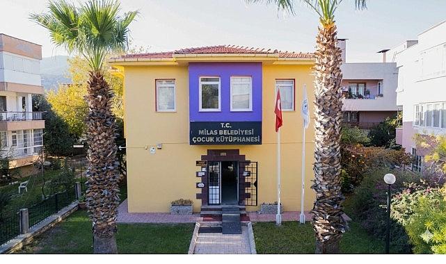 Milas Belediyesi Çocuk Kütüphanesi'ne Yoğun İlgi