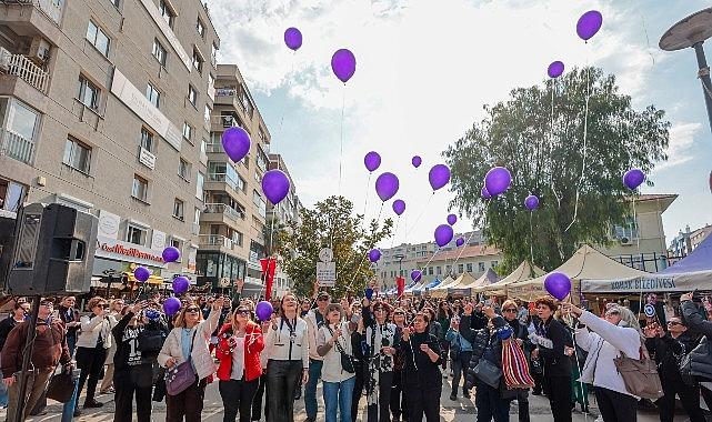 Konak'ta kadın emeği ve dayanışmasına festival gibi kutlama