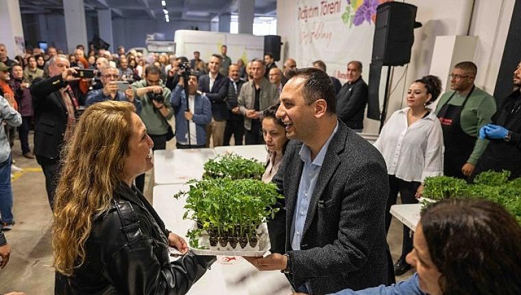 Bornova'da toprağa can, üreticiye destek