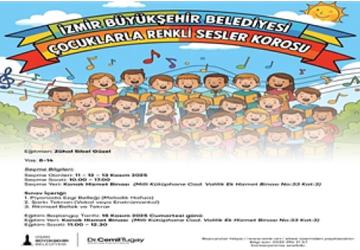 “Çocuklarla Renkli Sesler Korosu" başlıyor