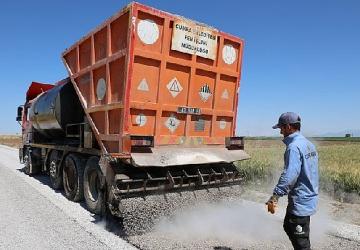 Çumra Belediyesi 600 Bin m² Asfalt Serimi Yaptı
