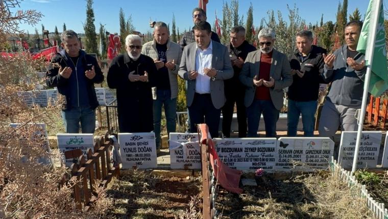 Depremde hayatını kaybeden Adıyamanlı gazeteciler, meslektaşları tarafından anıldı - Videolu Haber