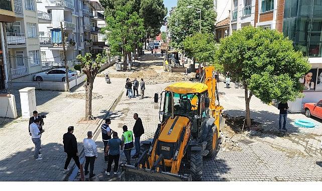 Salihli'de İçme Suyu Hatları Yenileniyor