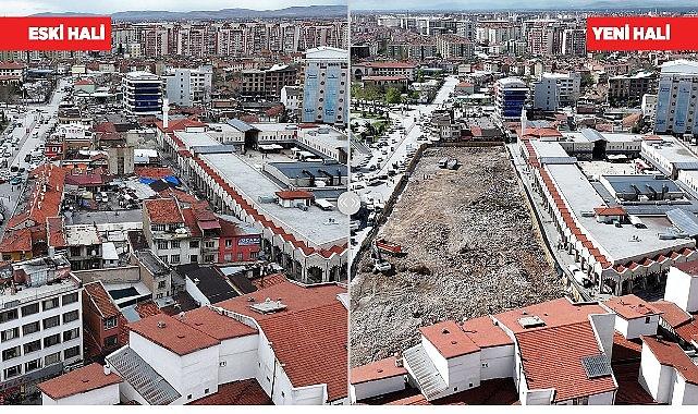 Başkan Altay, Konya'ya Değer Katacak Dönüşümde Fiziki Ömrünü Tamamlamış Binaların Yıkım Çalışmasının Tamamlandığını Açıkladı