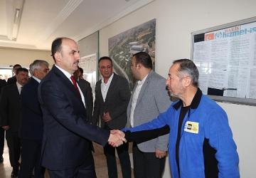 Başkan Altay Merkez İçme Suyu Arıtma Tesisleri'nde İncelemelerde Bulundu