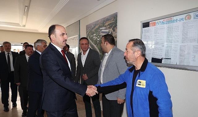 Başkan Altay Merkez İçme Suyu Arıtma Tesisleri'nde İncelemelerde Bulundu