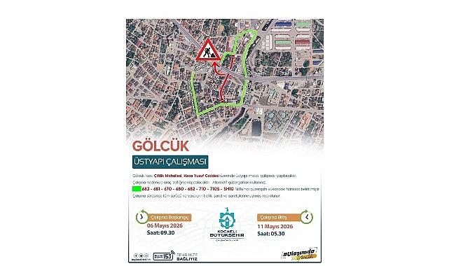 Gölcük Koca Yusuf Caddesi'nde çalışma var