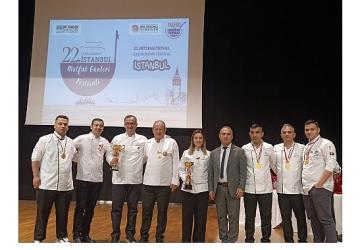 ESBAŞ Aşçıları Uluslararası Yarışmadan Altın Ünvanlarla Döndü