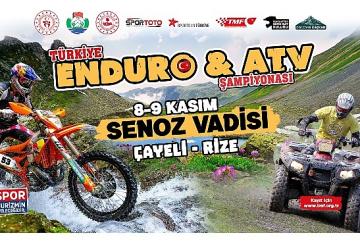 Senoz Vadisi'nde Türkiye Enduro ve ATV Şampiyonası Canlı Yayında