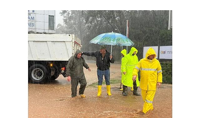 Yağışlar en çok Kemer'de